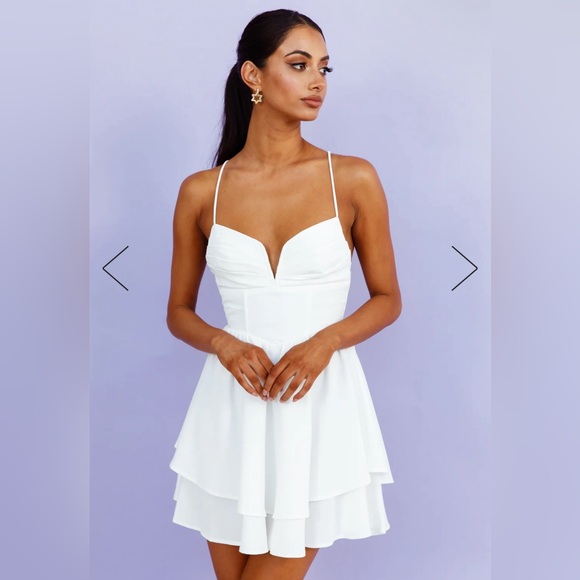 Hello Molly Dresses & Skirts - Hello Molly White Mini Dress